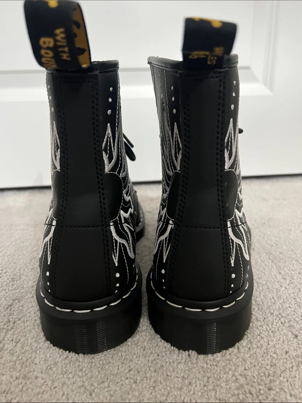 Dr. Martens 1460 Solar Flare Boots Black